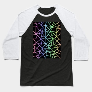 Geometric Pastel Jungle Baseball T-Shirt